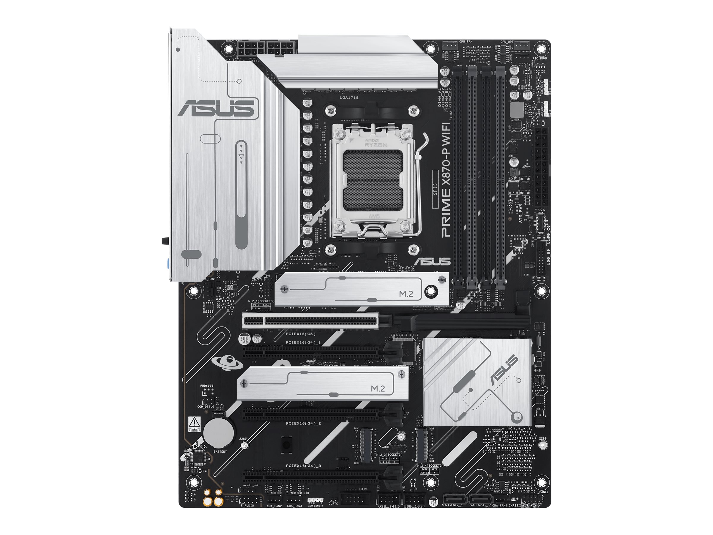 ASUS PRIME X870-P WIFI Socket AM5 AMD X870 Chipsatz Wi-Fi 7