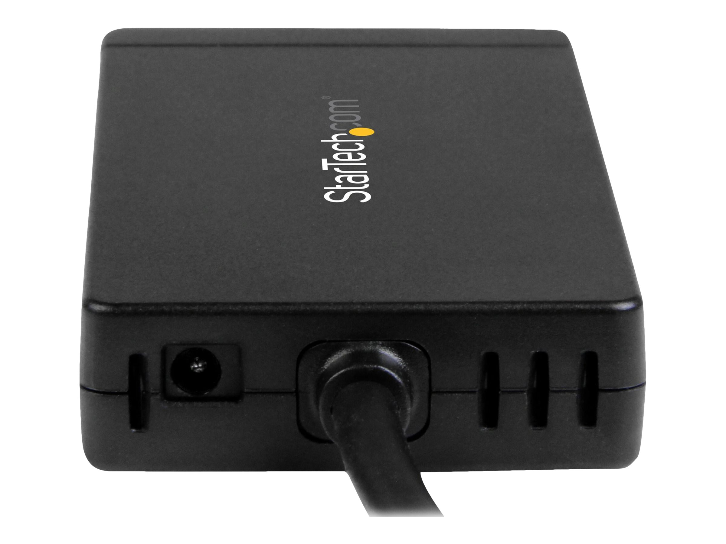 StarTech.com 3 Port USB 3.0 Hub USB‑C Gigabit Ethernet