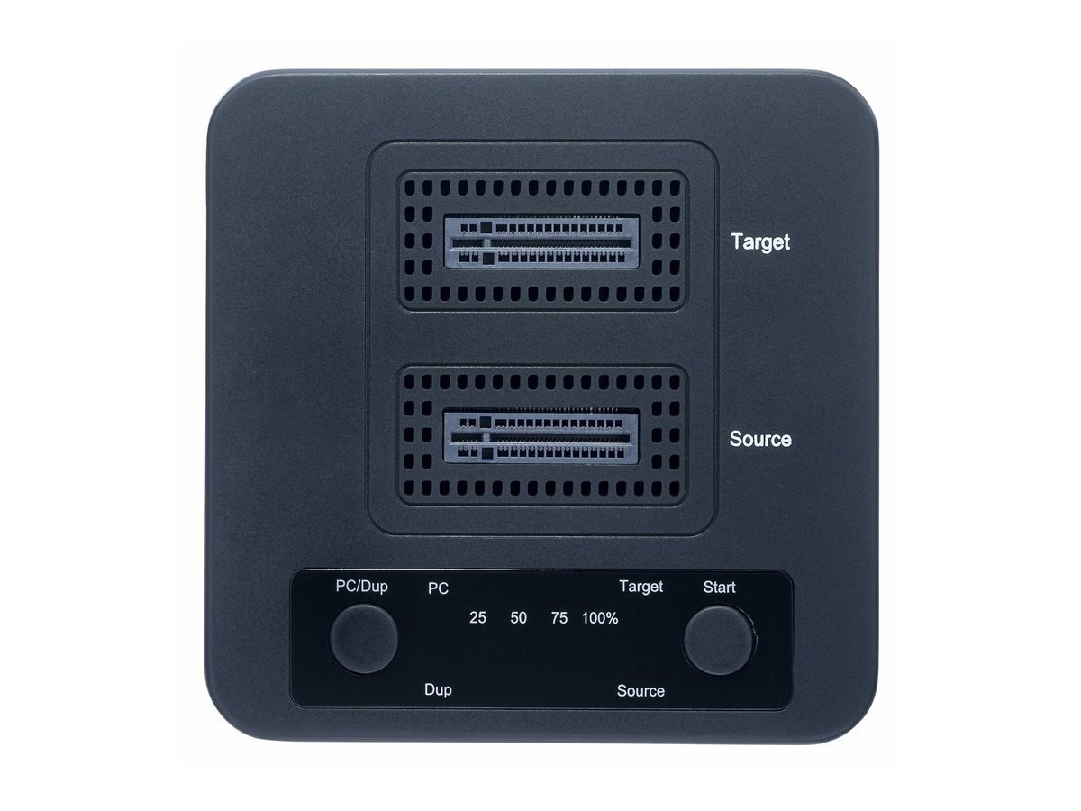 StarTech.com 1:1 M.2 NVMe Kopierstation USB-C 20Gbps Dual-Bay