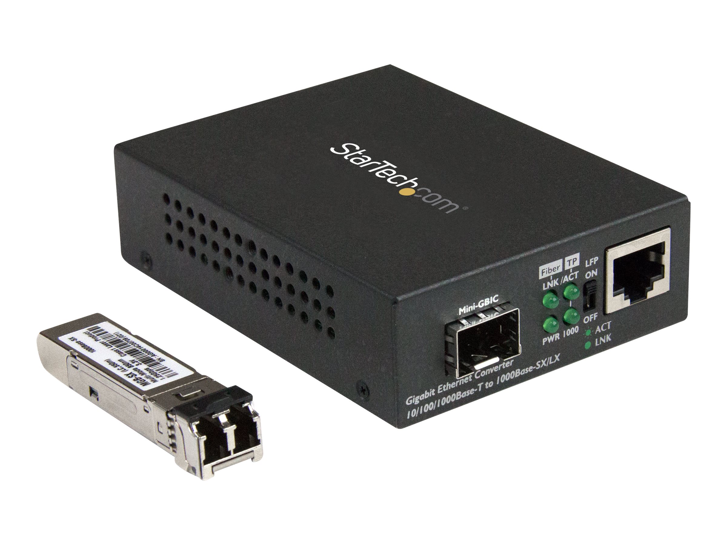 StarTech Gigabit Ethernet Glasfaser Medienkonverter