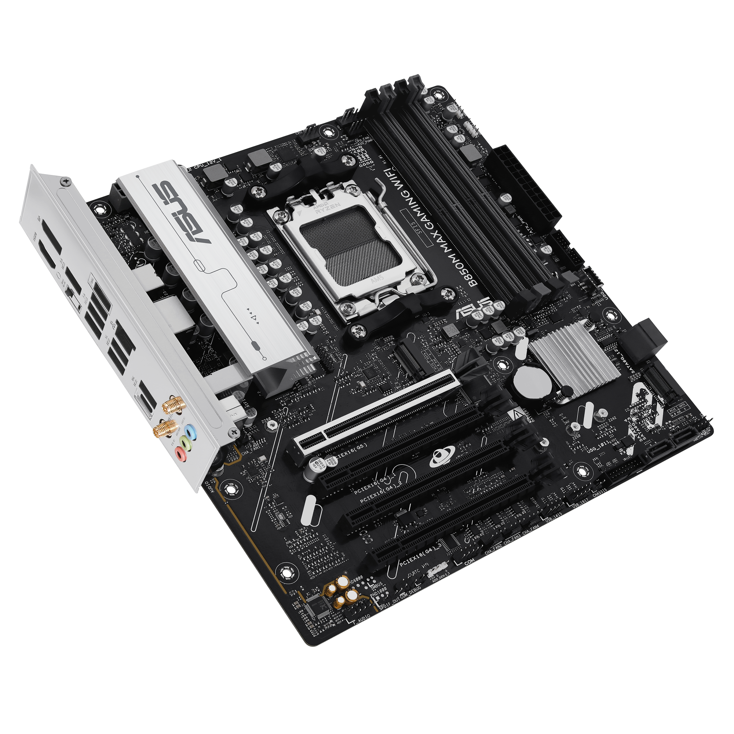 ASUS B850M MAX GAMING WIFI micro ATX Socket AM5 Wi‑Fi 6