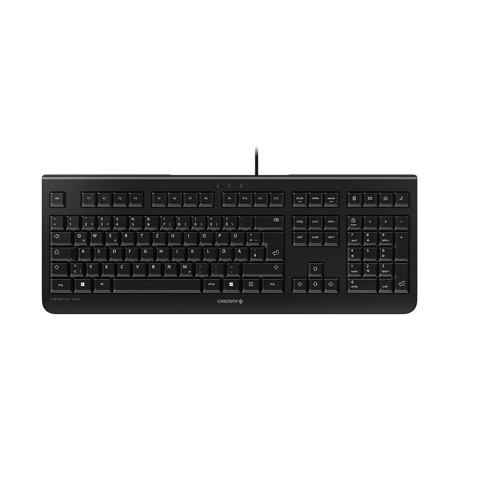 Cherry KC 1000 Tastatur Deutsch Schwarz