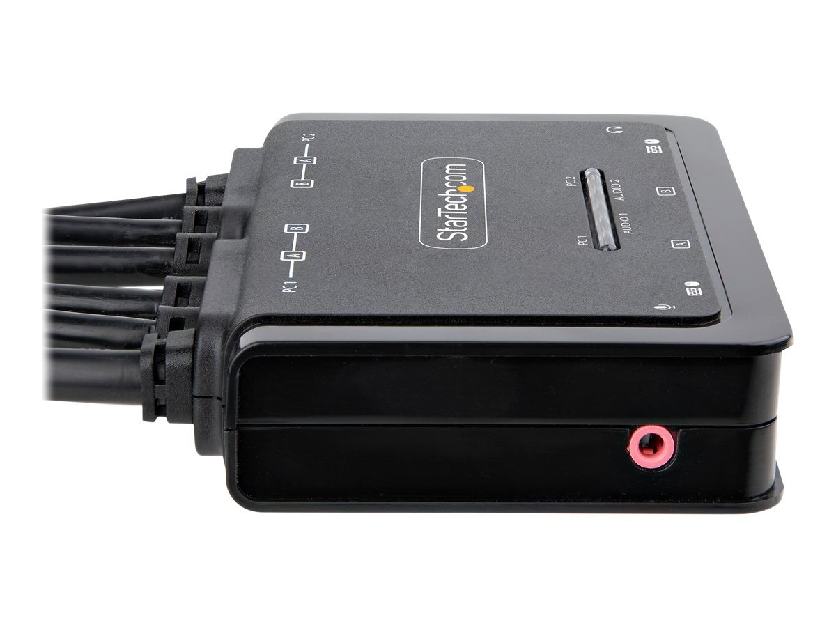 StarTech.com 2-Port Dual Monitor HDMI KVM Switch 4K 60Hz