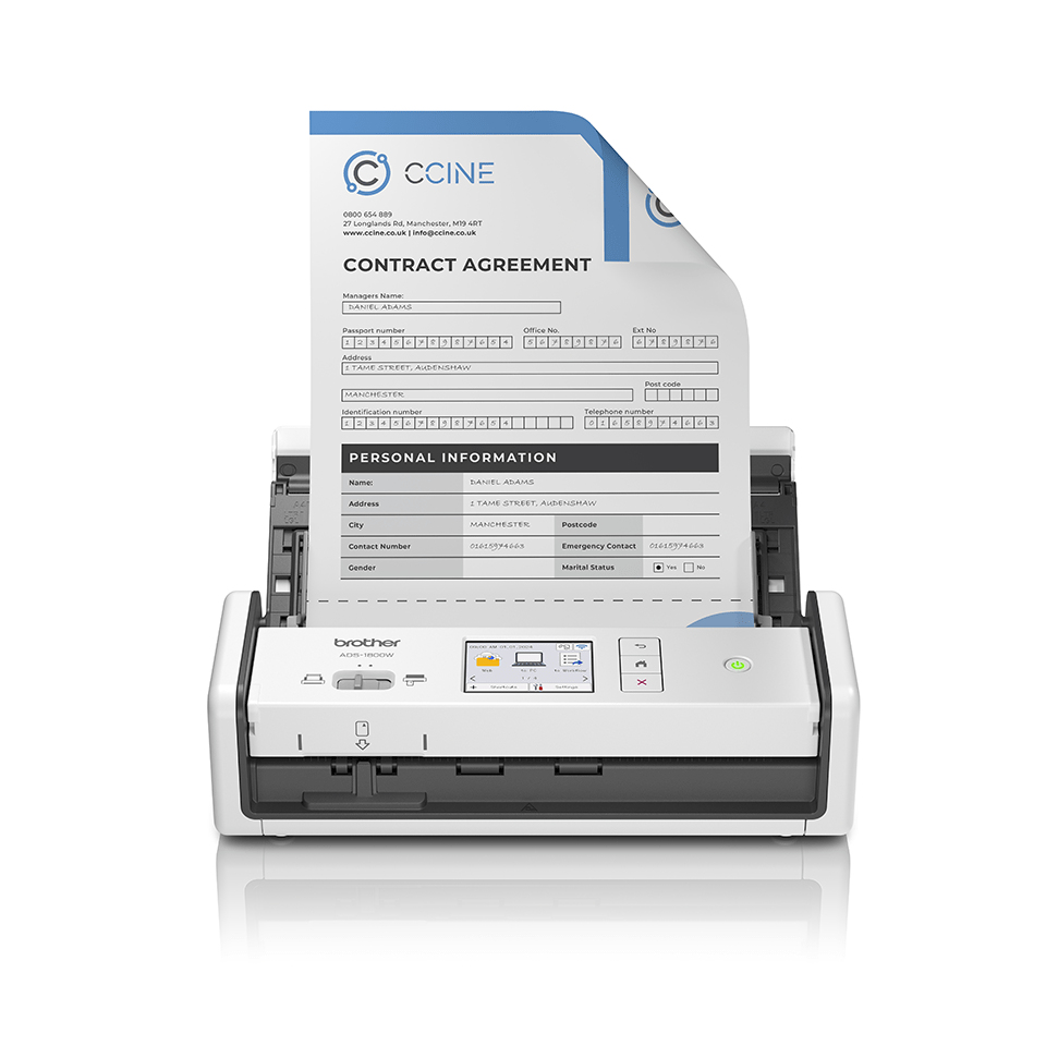 Brother ADS-1800W Dokumentenscanner Duplex 600 dpi