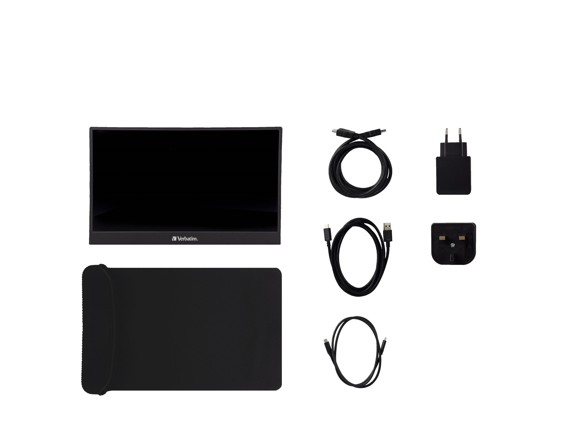 Verbatim PM-14 Tragbarer LED-Monitor 14 Zoll Full HD