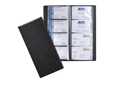 Durable VISIFIX 192 Visitenkartenmappe schwarz 57×90 mm