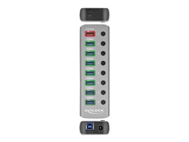 Delock USB 3.2 Gen 1 Hub 7 Ports mit USB-C PD