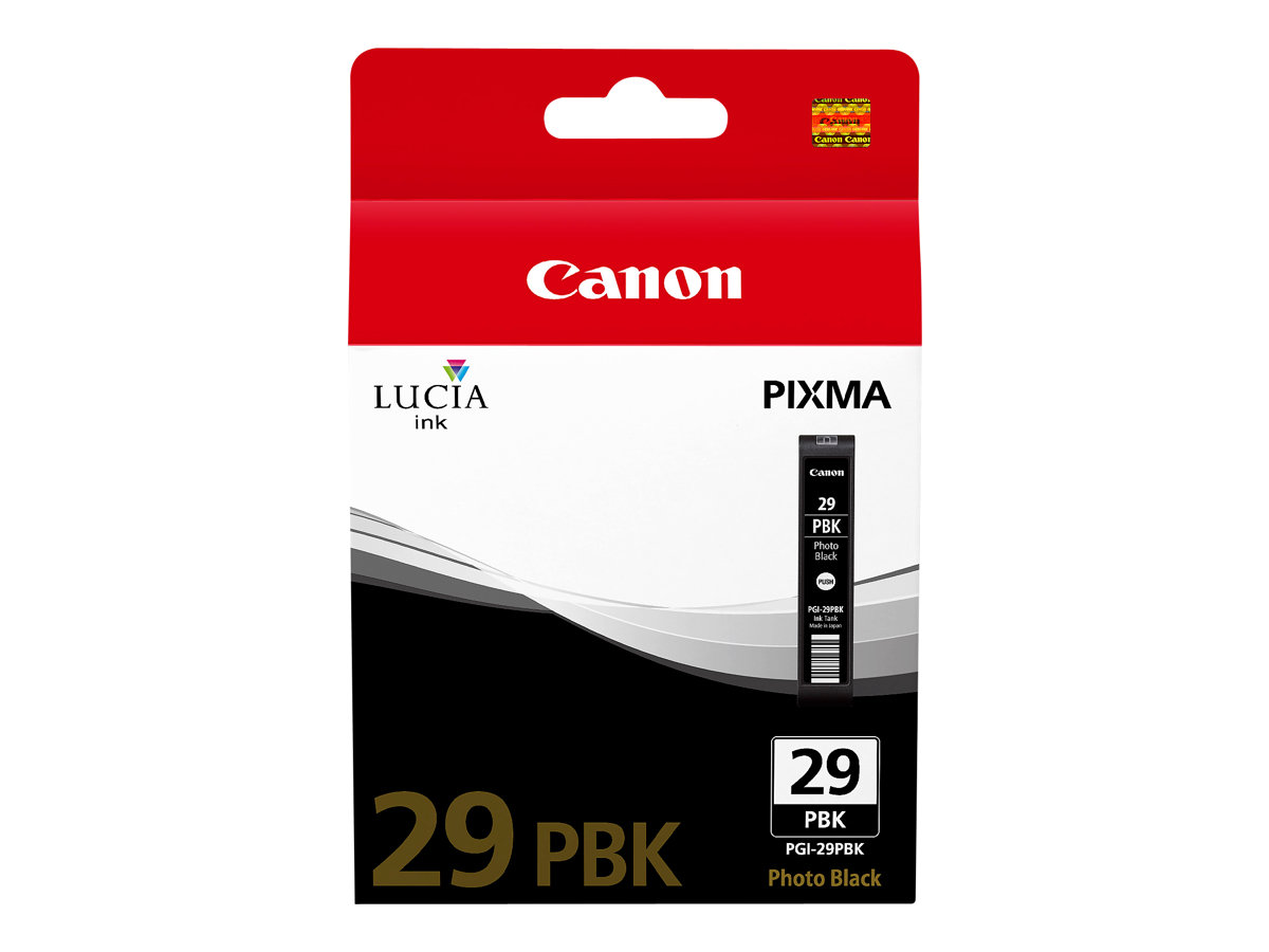 CANON PGI29 PBK1 Tinte foto schwarz Standardkapazitaet 1300 Bilder 1erPack