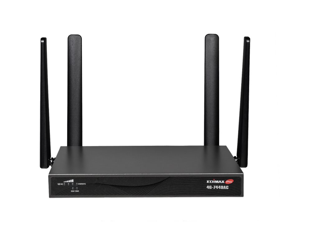 Edimax Pro 4G-7449AC Wireless Router WWAN 3-Port-Switch