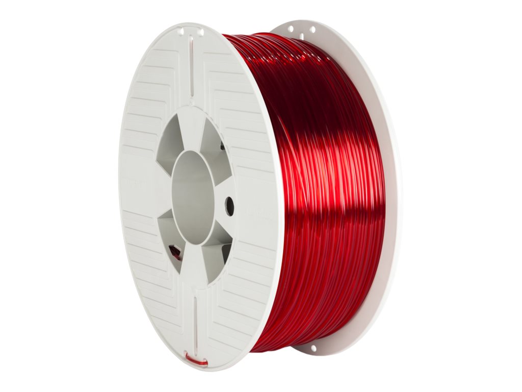 Verbatim PETG 1,75mm Durchsichtig rot 1 kg