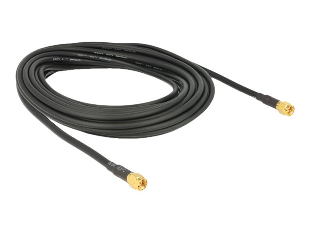 DELOCK HF SMA Stecker SMA Stecker 10m LMR195 low loss