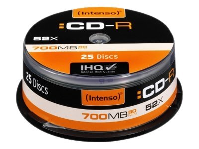 INTENSO CDR80 700MB 52x 25 CB