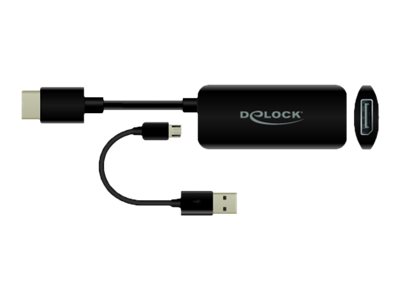 DELOCK Adapter HDMIA Stecker zu DisplayPort Buchse 4K 60Hz