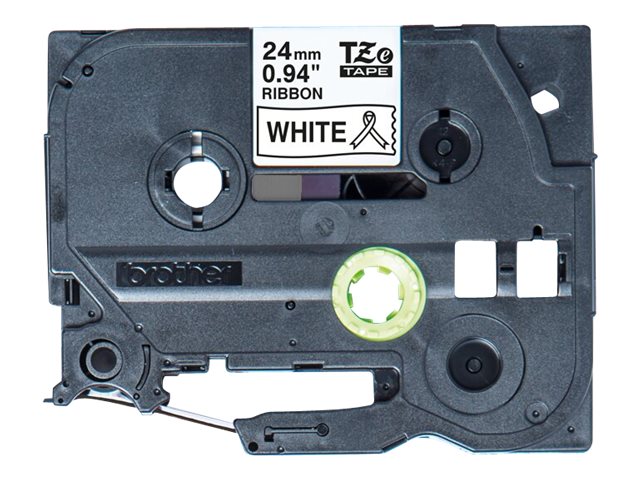 BROTHER PTouch 24mm witheblack ribbon tape