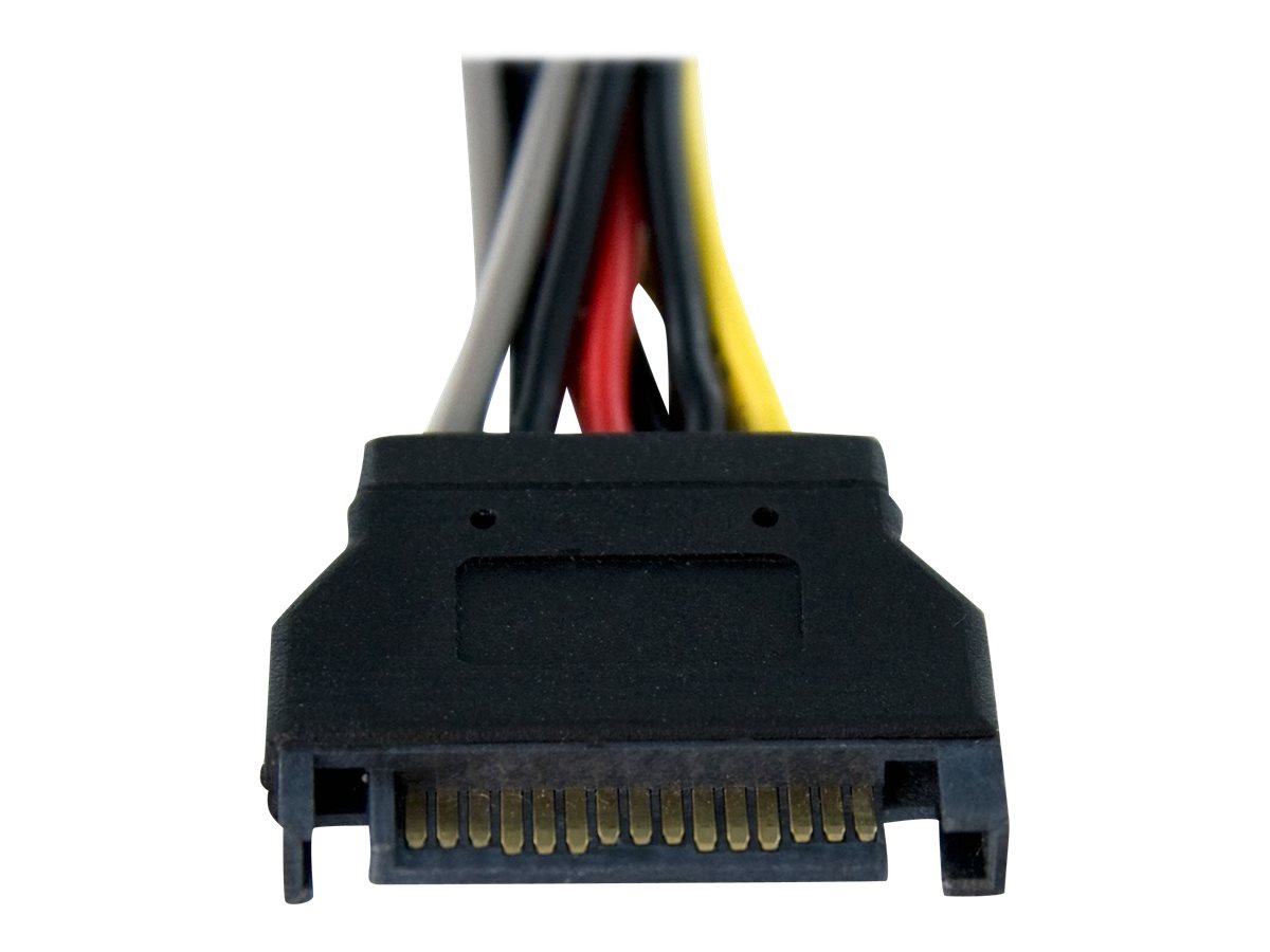 StarTech.com SATA Y-Stromkabel (15pin) 1x Stecker 2x Buchse