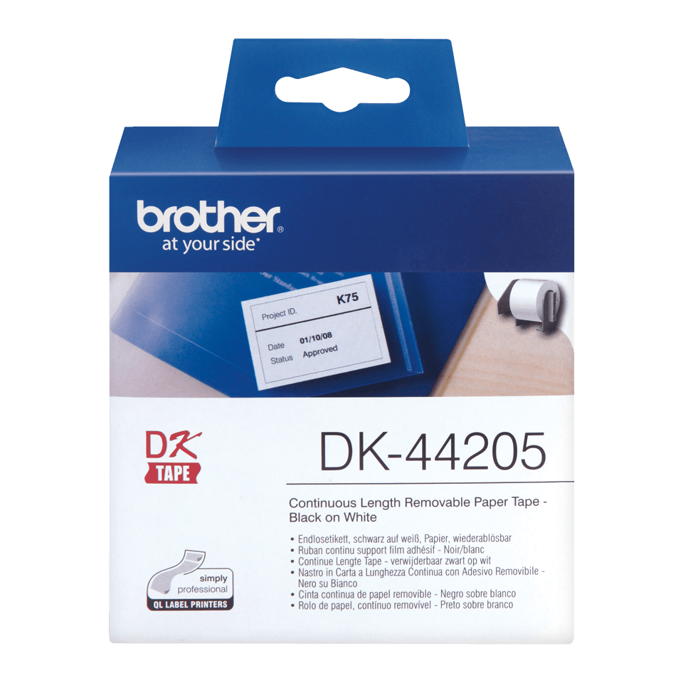 Brother DK44205 Etiketten-Rolle 62mm