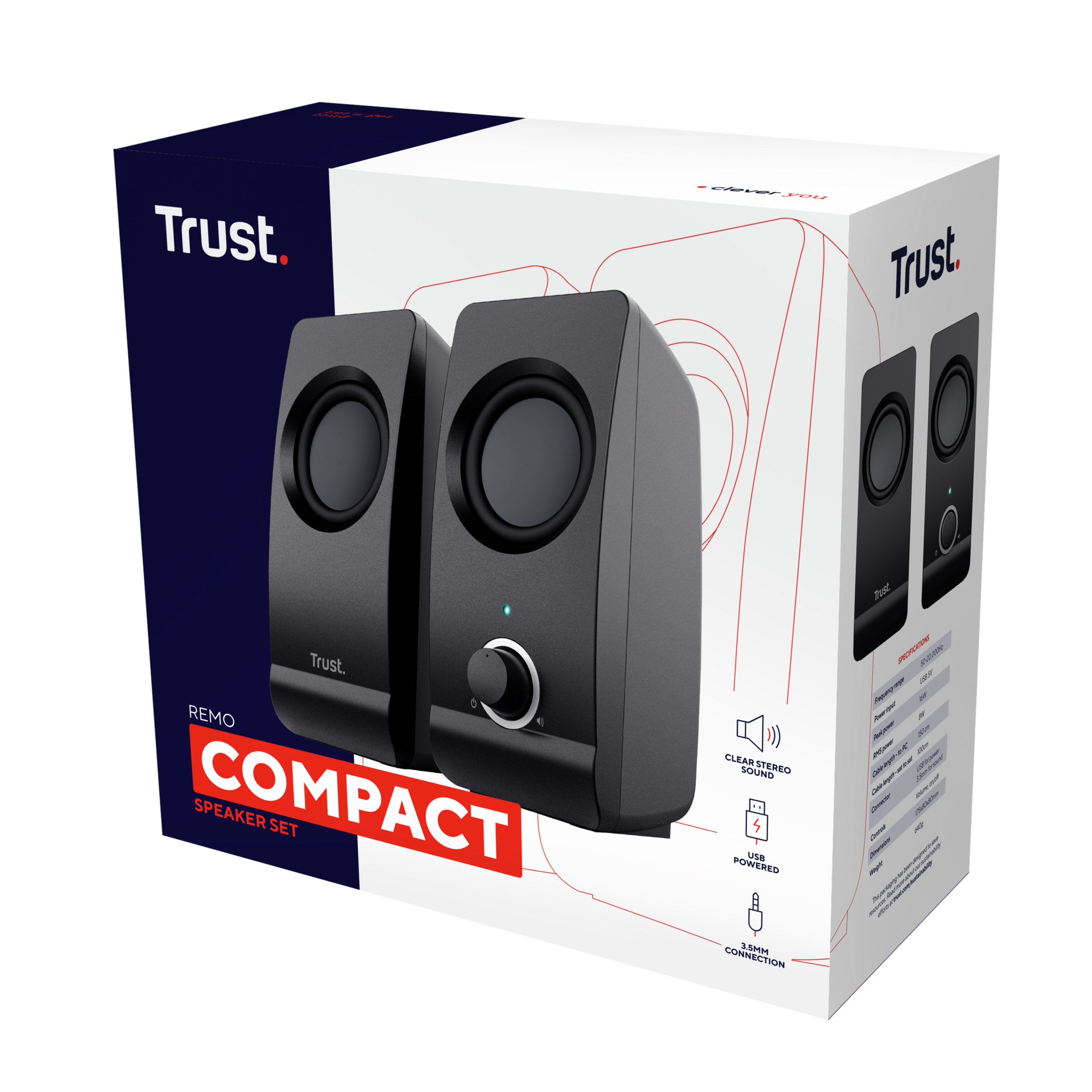 Trust Remo 2.0 Lautsprecher tragbar 8 W