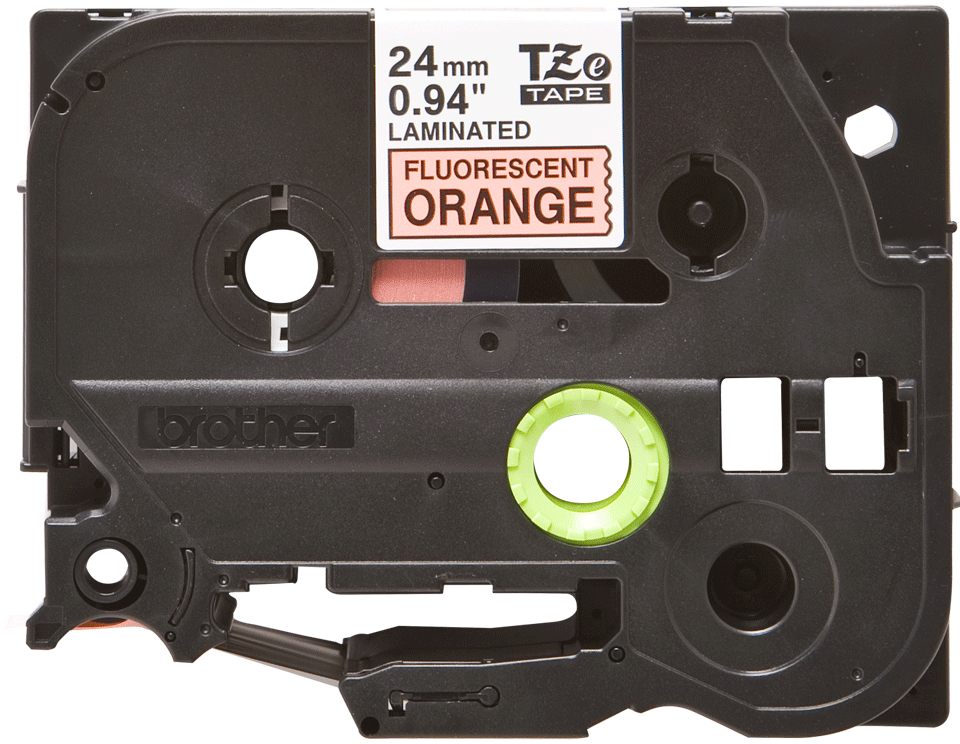 Brother TZe-B51 Schwarz auf Signalorange