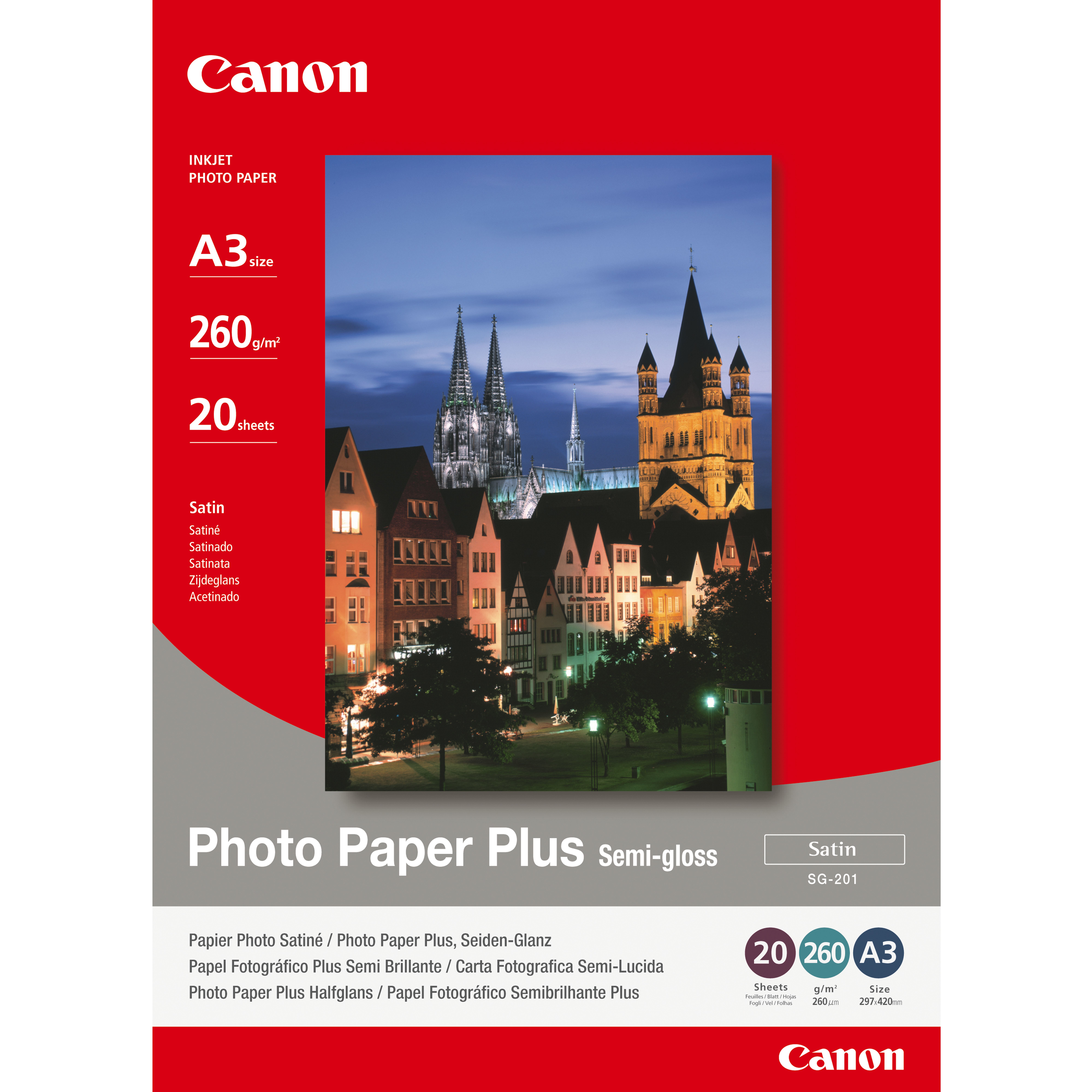 1686B026 CANON Fotopapier A3 297x420mm