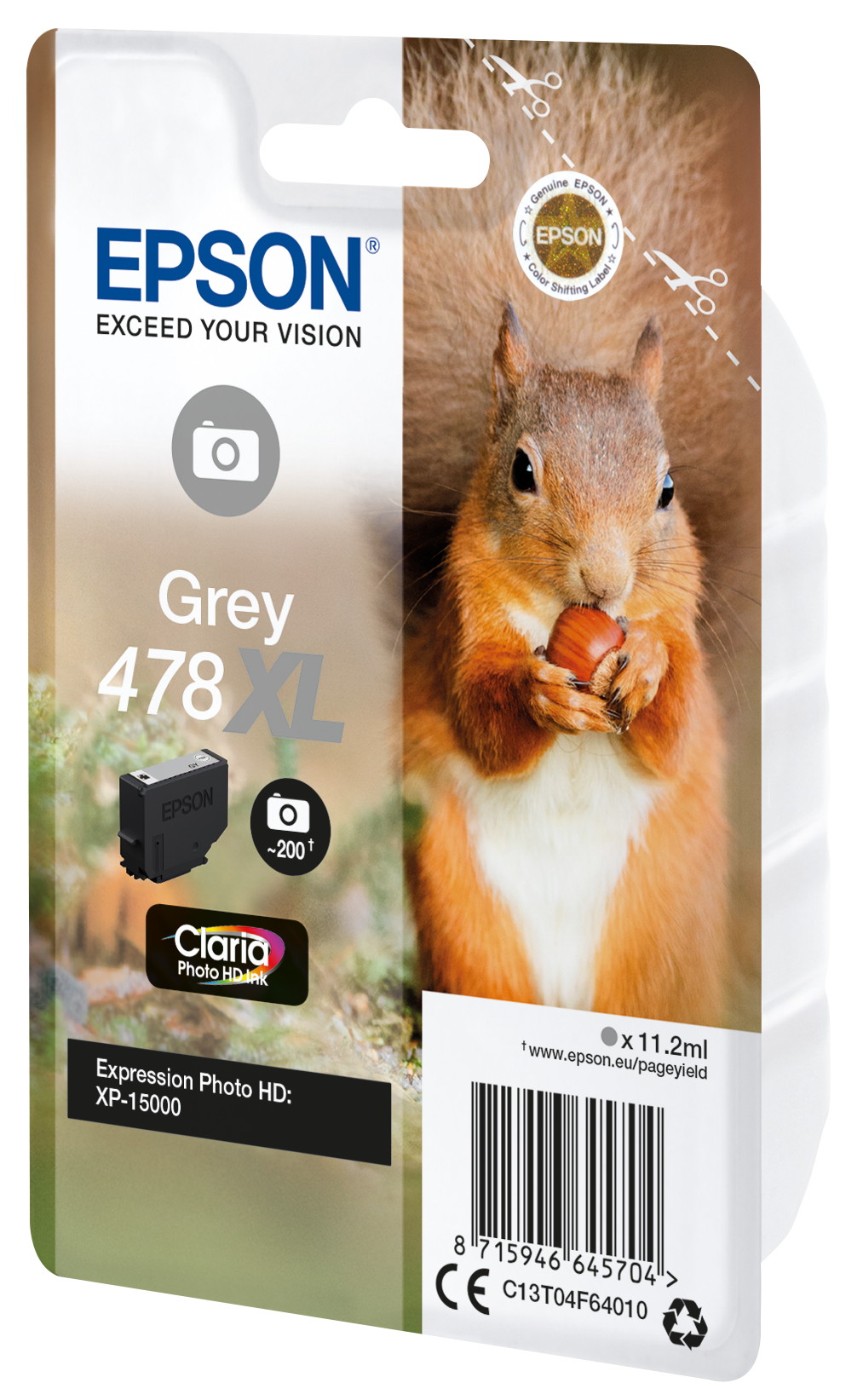 EPSON 478XLT04F64 grau Druckerpatrone