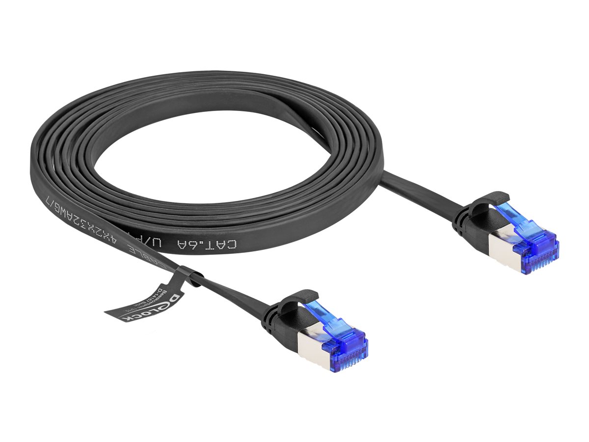 Delock RJ-45 Flachband Patchkabel CAT 6a