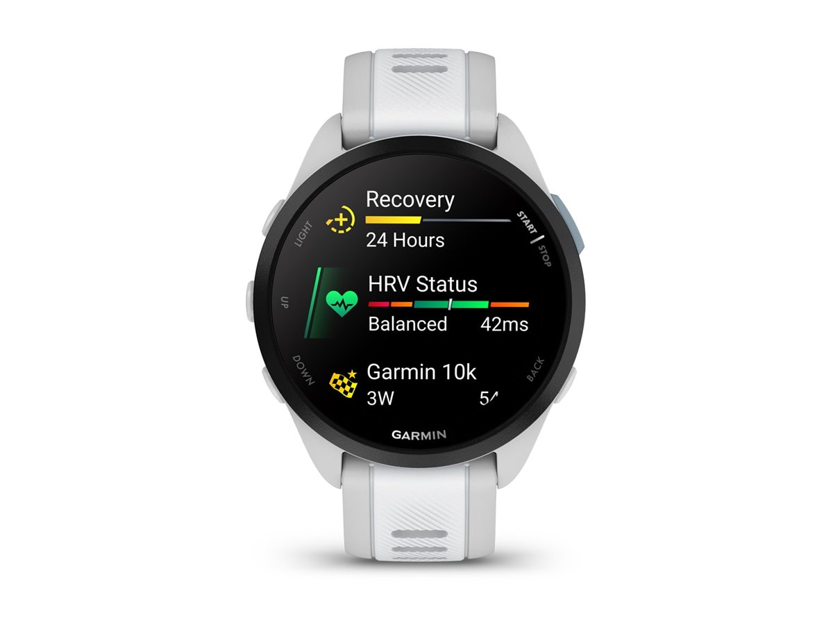 Garmin Forerunner 165 Mist Grey Whitestone 1,2 Zoll