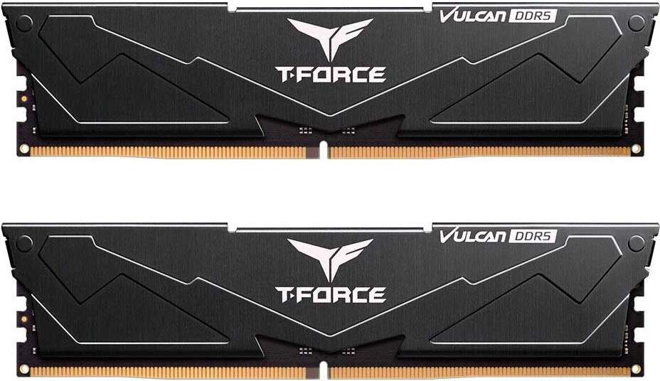 DDR5 32GB KIT 2x16GB PC 6000 Team T-Force Vulcan FLBD532G6000HC30DC01 black