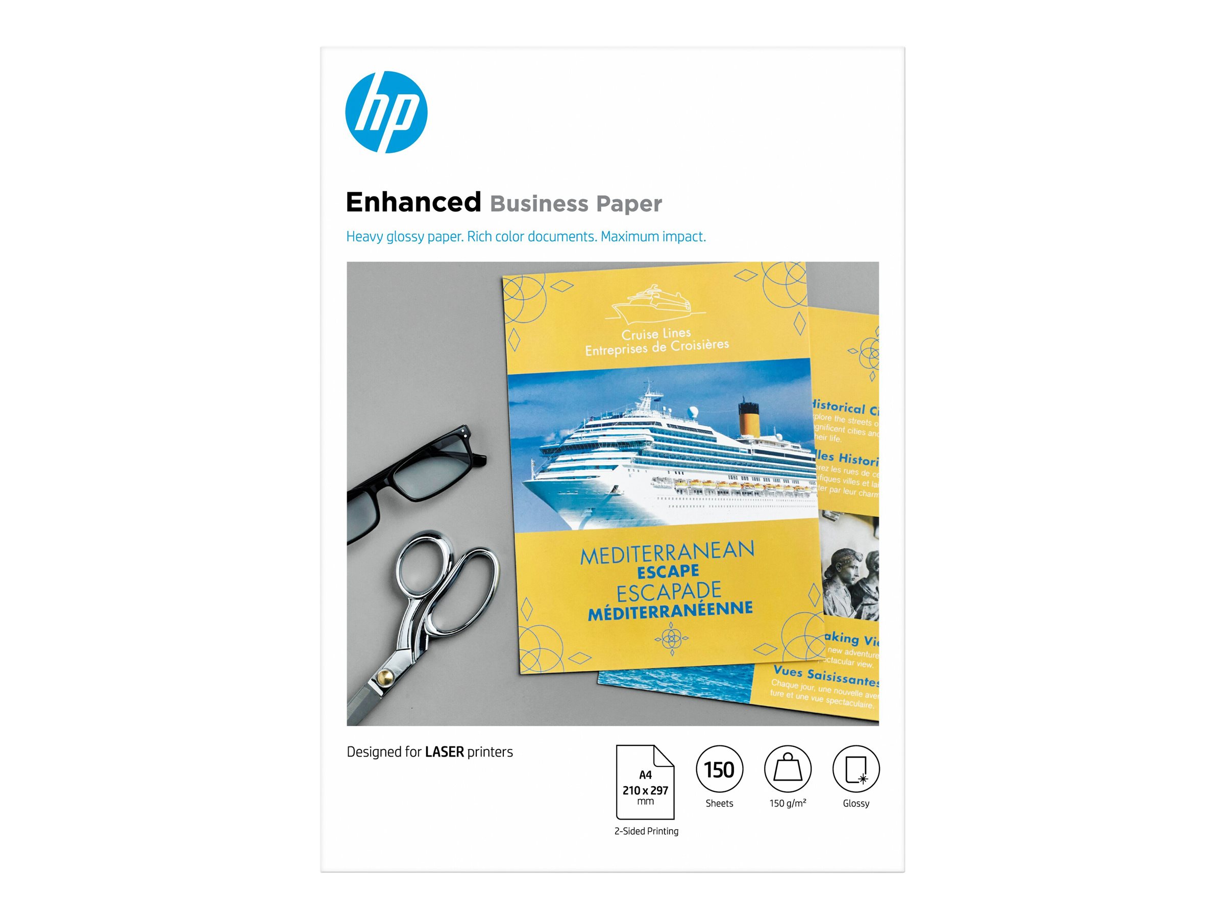 HP Fotopapier CG965A DIN A4 glänzend 150 gqm 150 Blatt