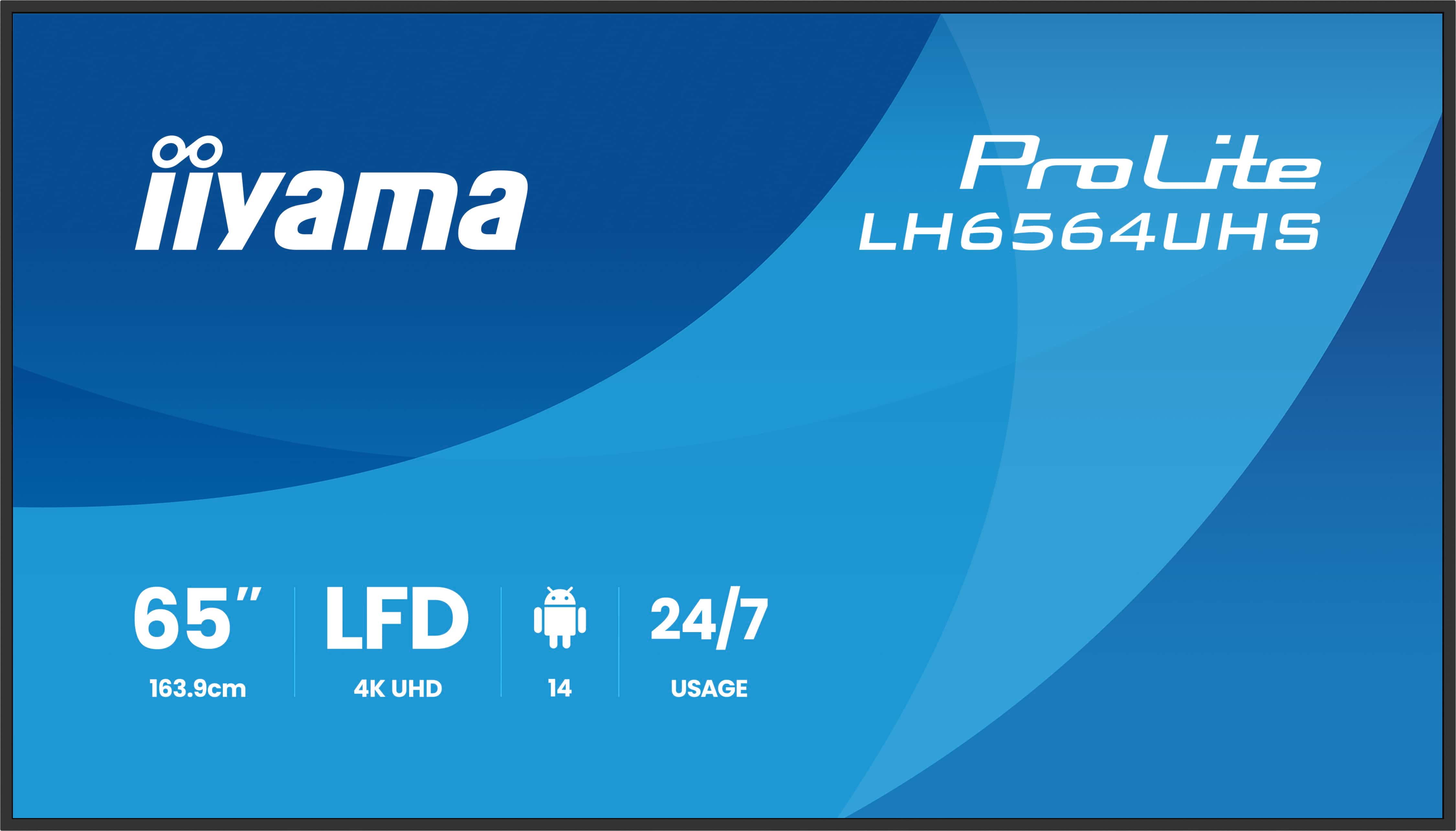 Iiyama ProLite LH6564UHS-B1AG 65 Zoll 4K USB-C