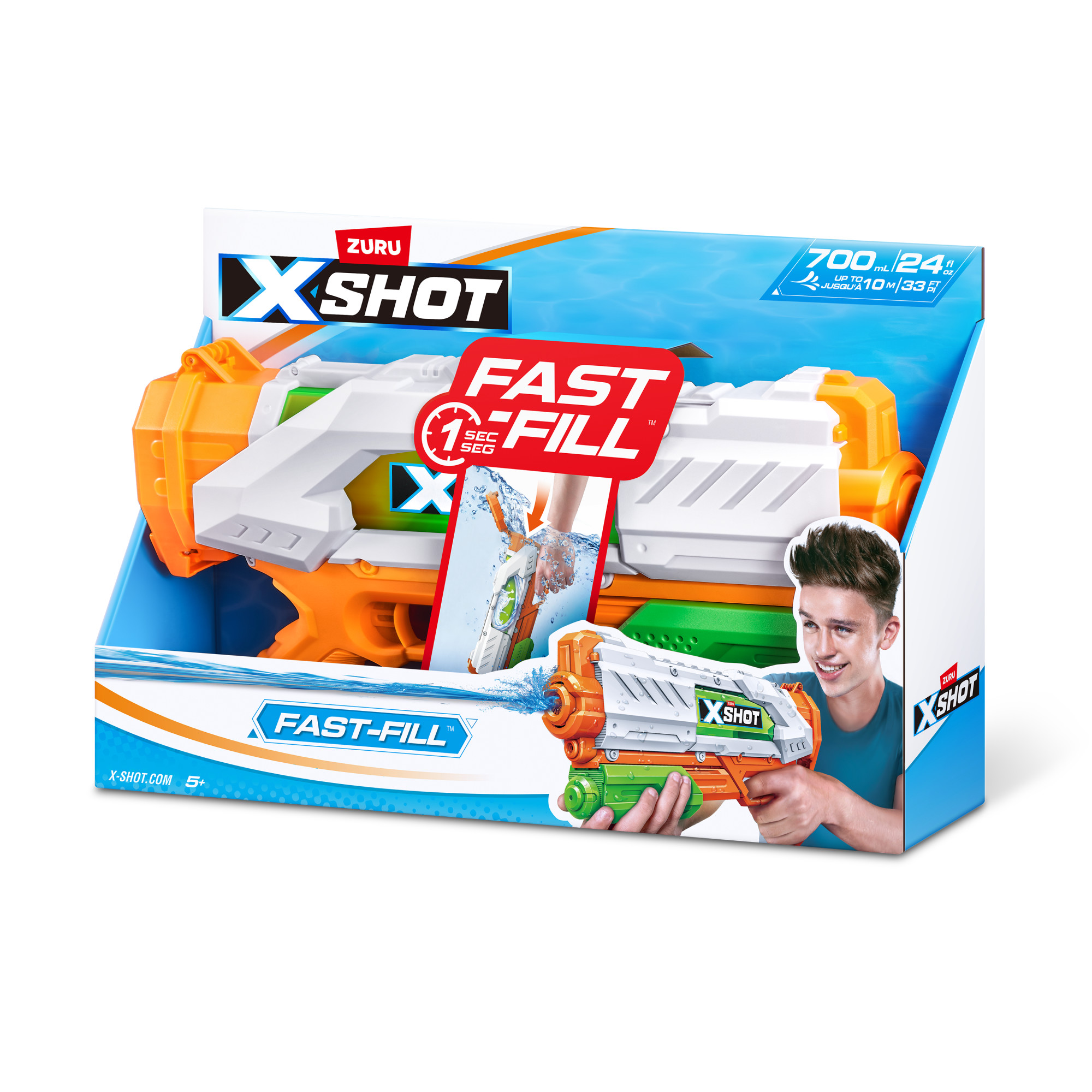 ZURU Wasserpistole XSHOT Fast Fill mehrfarbig, 1 St