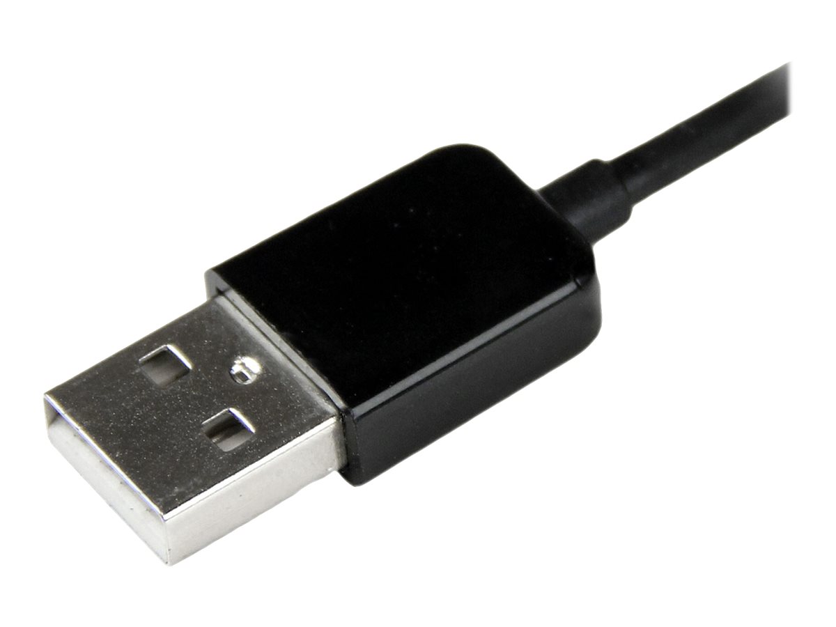 StarTech.com USB Audio Adapter Externe USB Soundkarte SPDIF 2x 3,5mm Klinke Schwarz