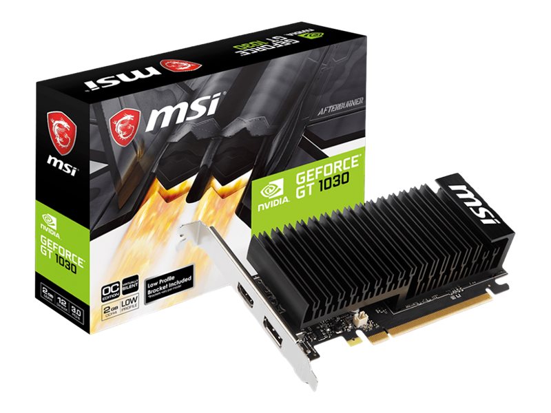 MSI GT1030 2GHD4 LP OC             2GB GDDR4 HDMI DP passiv