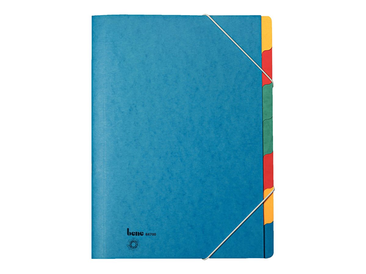 Bene Gliederungsordner 7 Fächer A4 blau