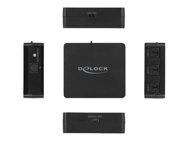 Delock Audio-Splitter 3 x SPDIF USB