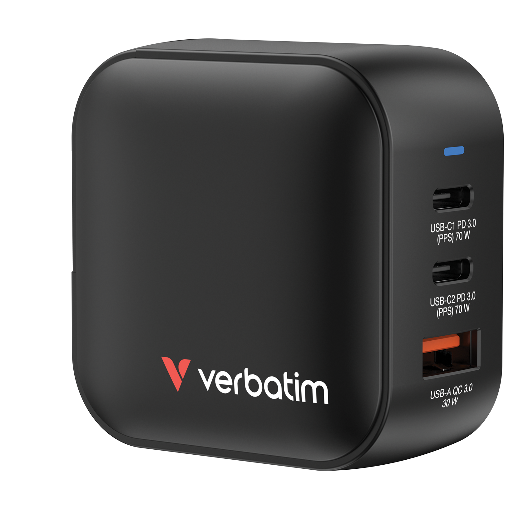 Verbatim Mini GaN Charger 3 Port 70W