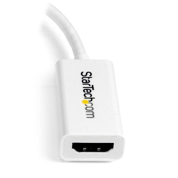 StarTech Mini DisplayPort auf HDMI Adapter 4K 30Hz Aktiv Weiß