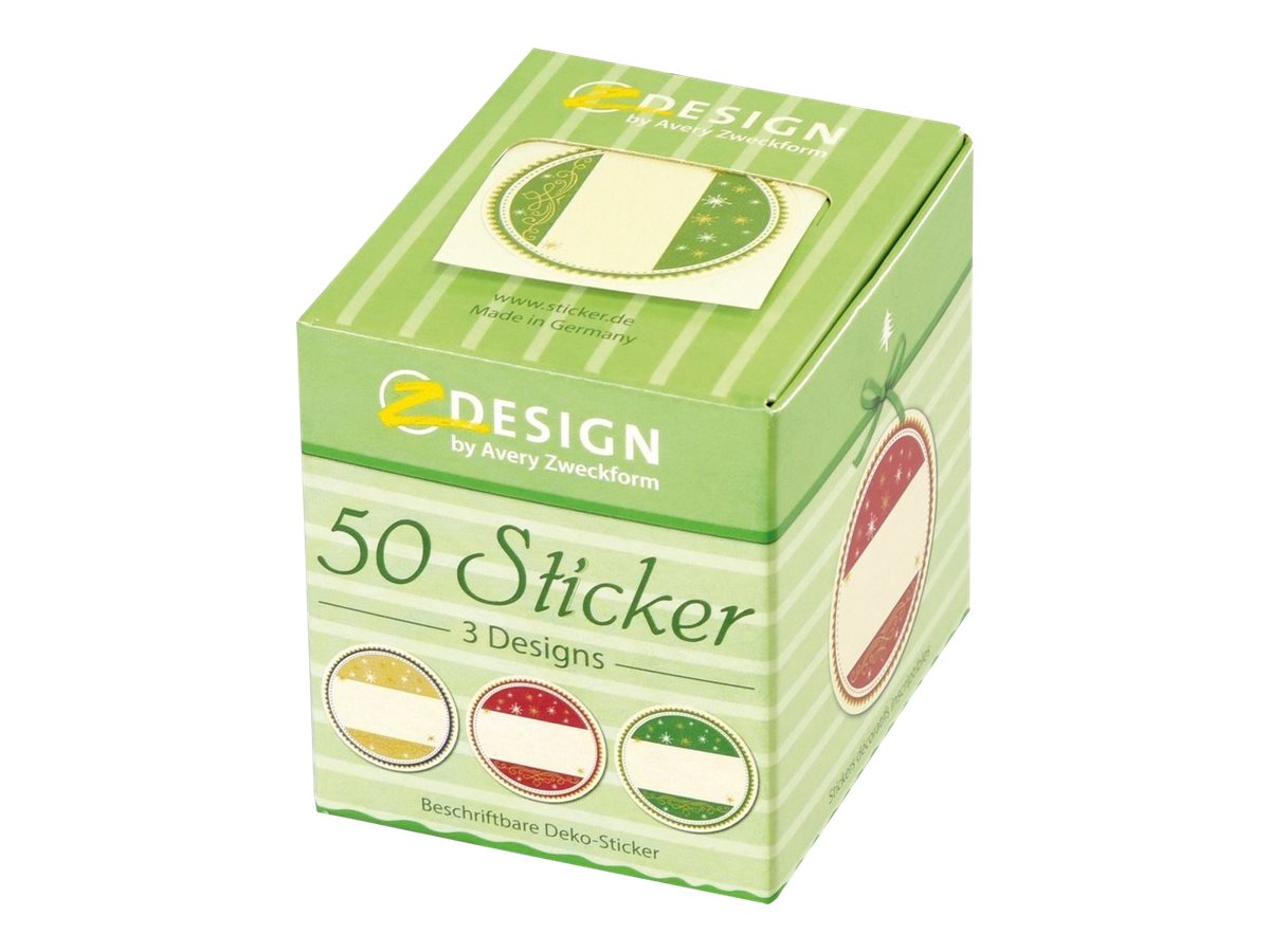 Avery Zweckform Z-Design Sterne 50 Etiketten