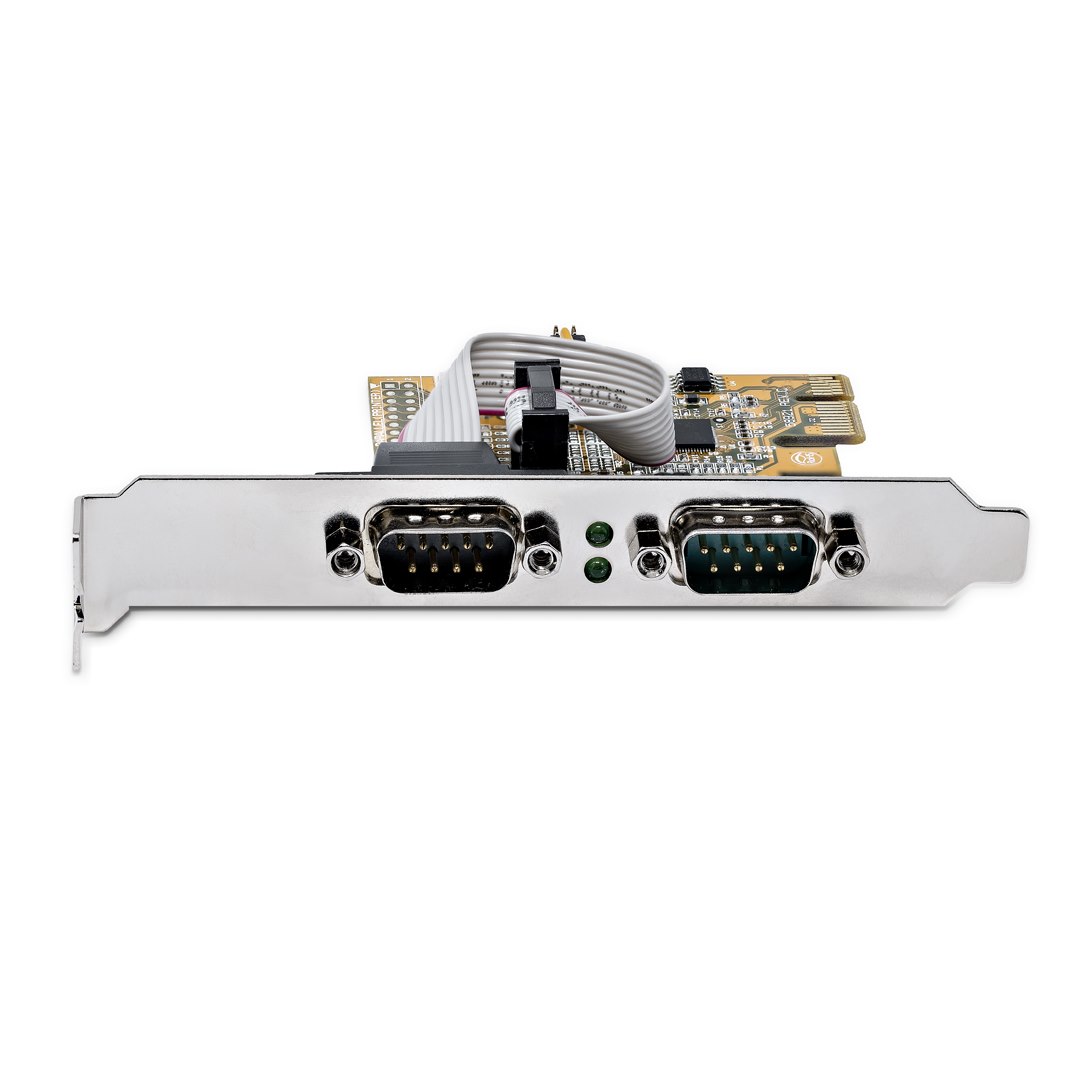StarTech.com 2-Port PCIe Serielle Schnittstellenkarte RS232