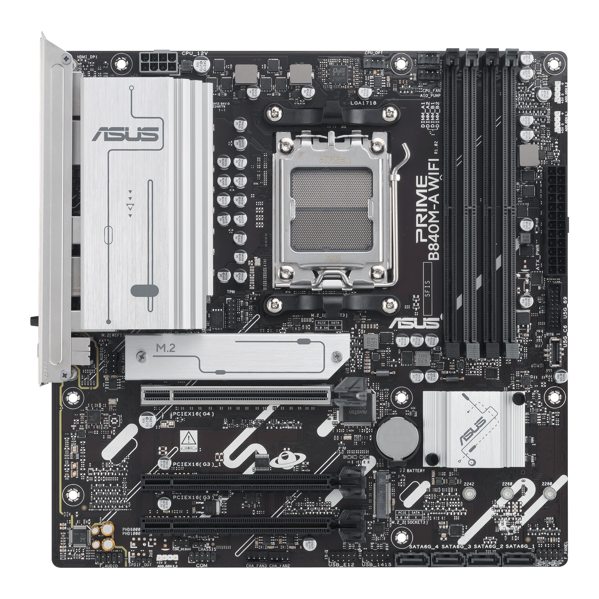 ASUS PRIME B840M-A WIFI micro ATX Socket AM5 Wi-Fi 6E