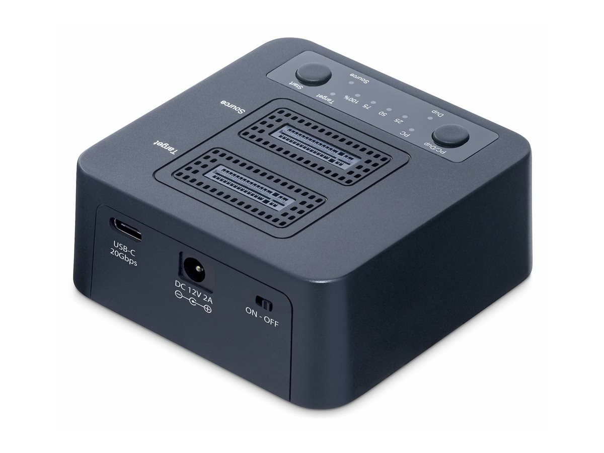 StarTech.com 1:1 M.2 NVMe Kopierstation USB-C 20Gbps Dual-Bay