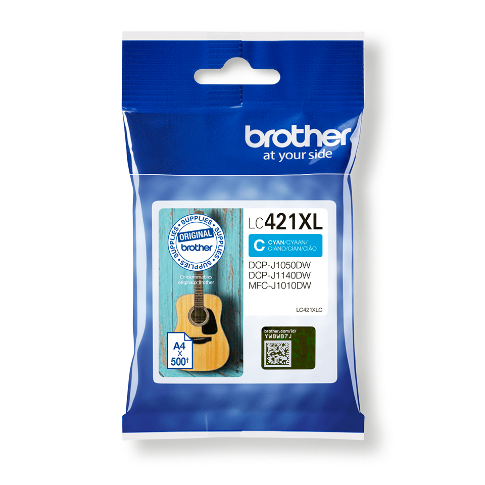 Brother LC421XLC Hohe Ergiebigkeit Cyan Original