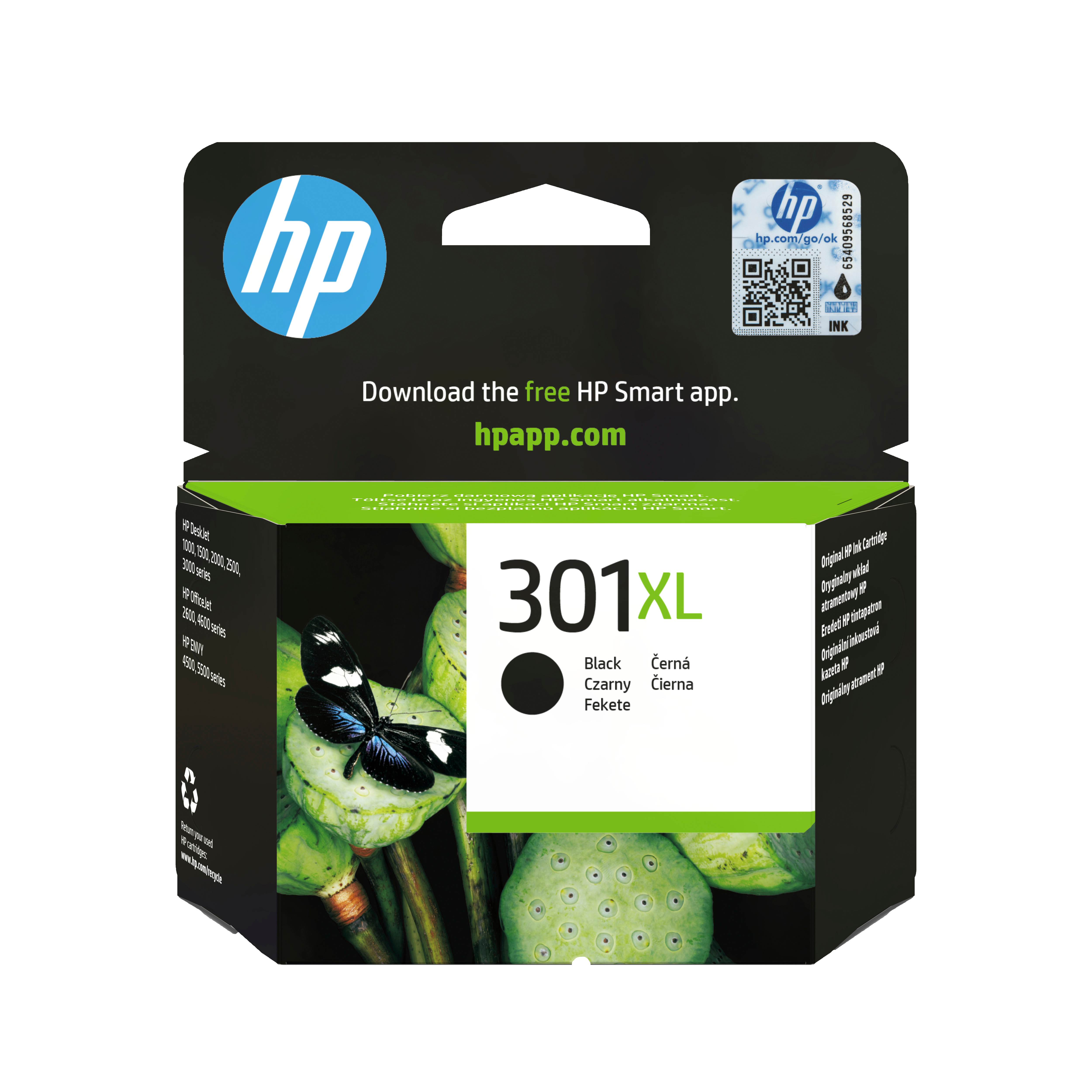 HP 301XL Schwarz Tintenpatrone