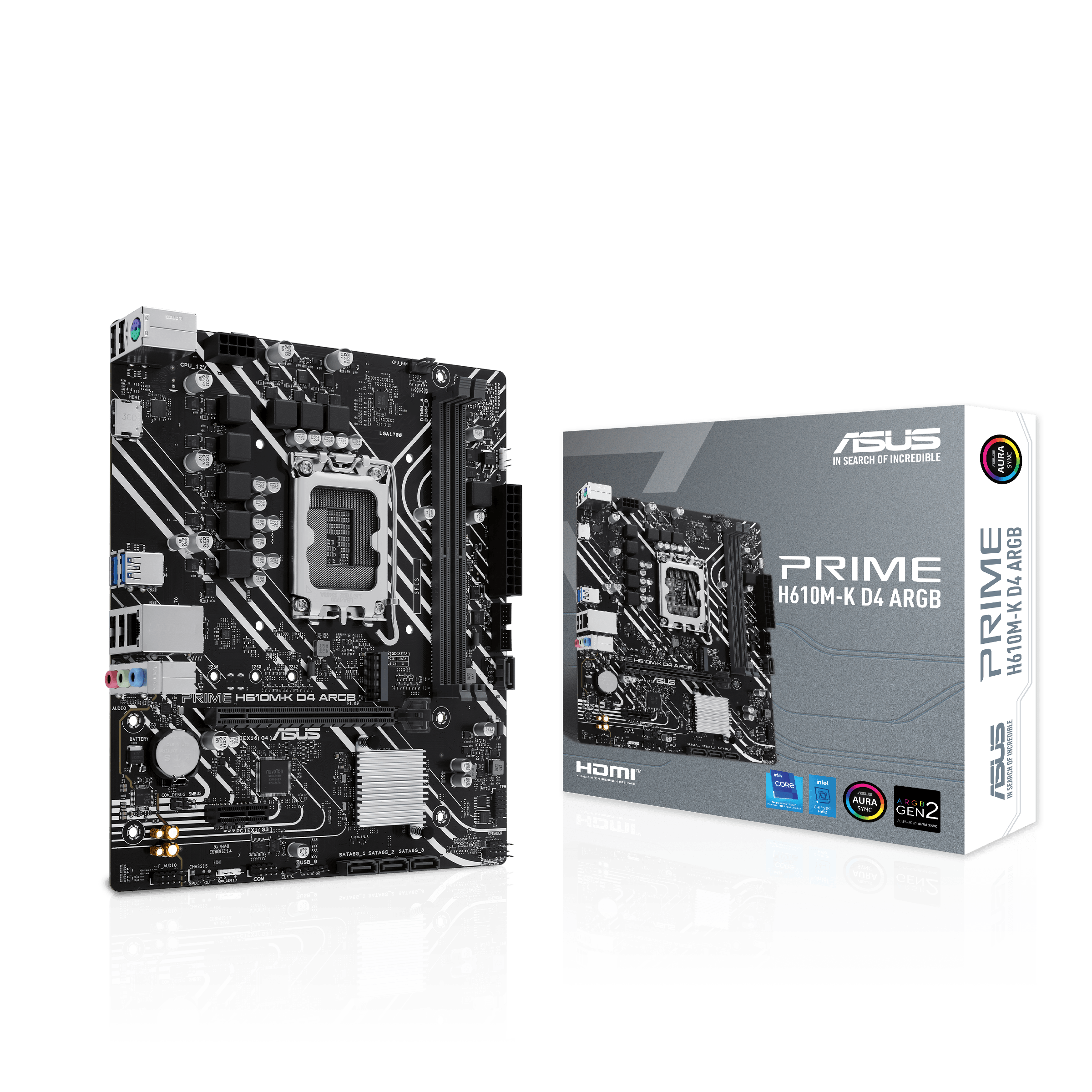 ASUS PRIME H610M-K D4 ARGB