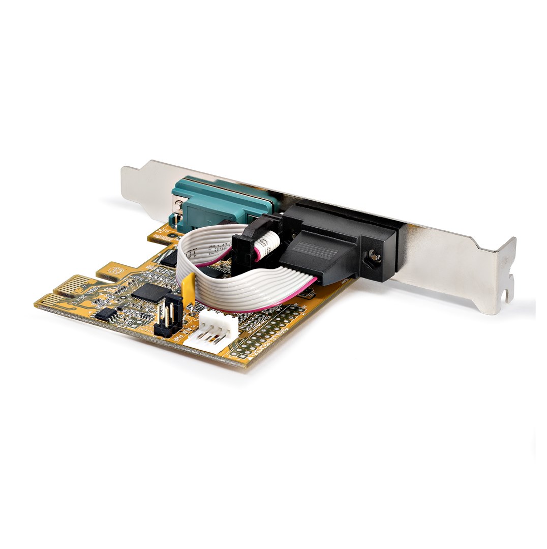StarTech.com 2-Port PCIe Serielle Schnittstellenkarte RS232