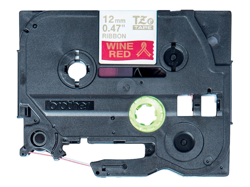 Brother TZe-RW34 Gold auf Weinrot