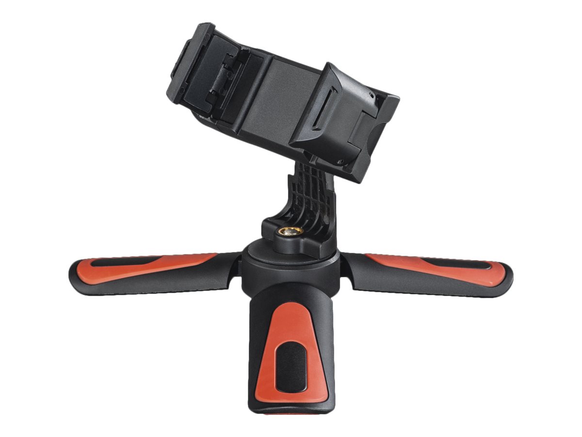 Hama Pocket II Rotation Ministativ schwarz rot