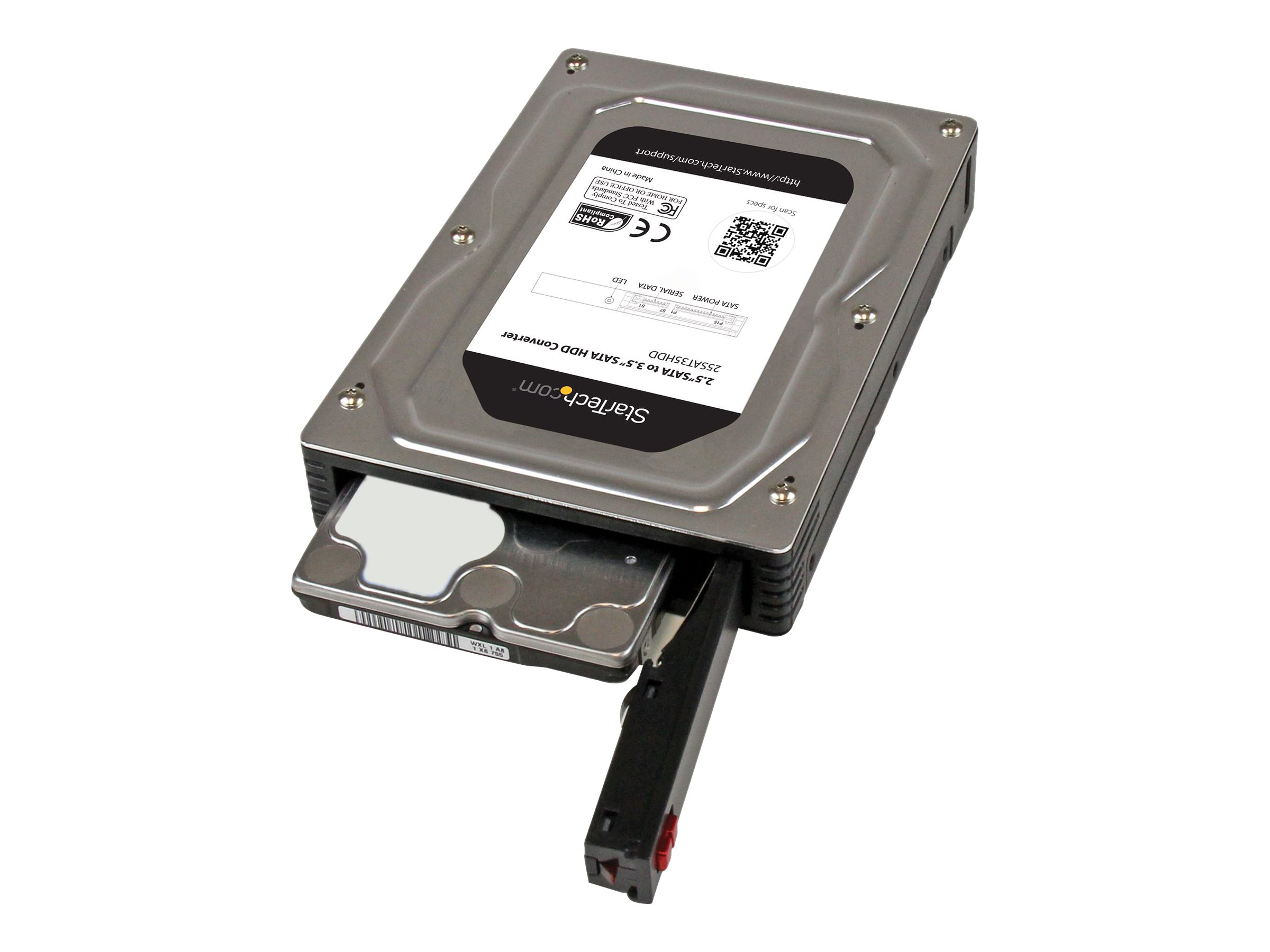 StarTech.com 25SAT35HDD Aluminium SATA 2,5 auf 3,5