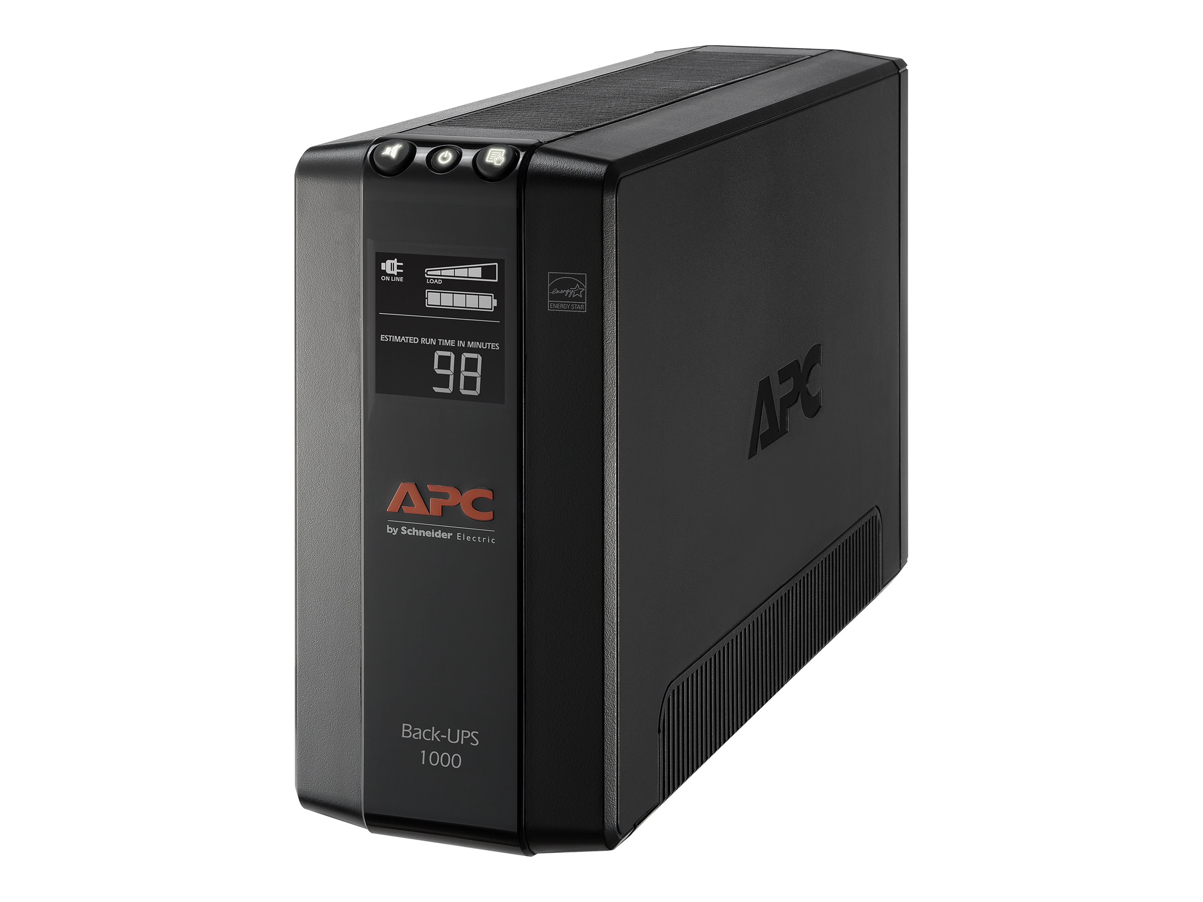 APC Back‑UPS Pro BX1000M 8 Outlets AVR LCD Interface
