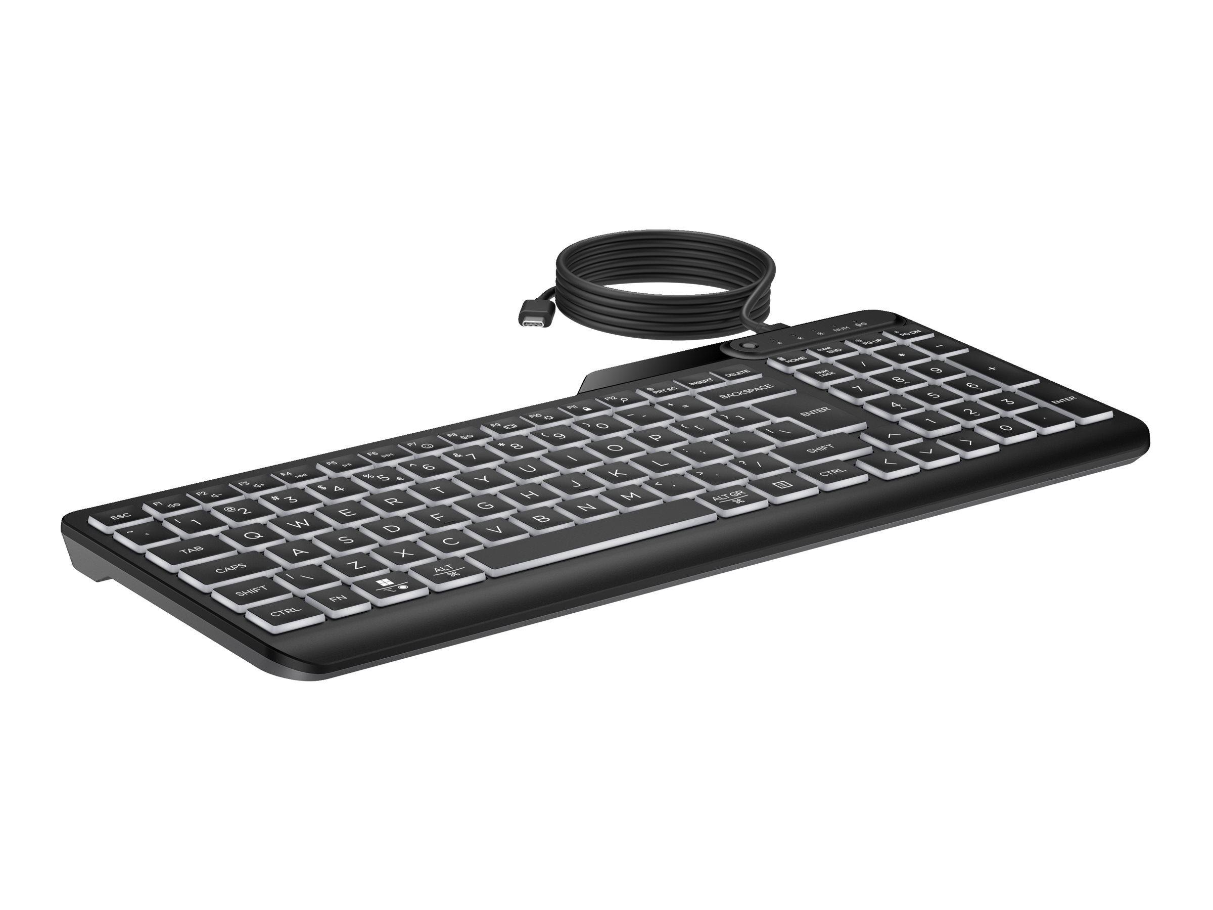 HP 400 Tastatur Multi-Device kompakt Schwarz
