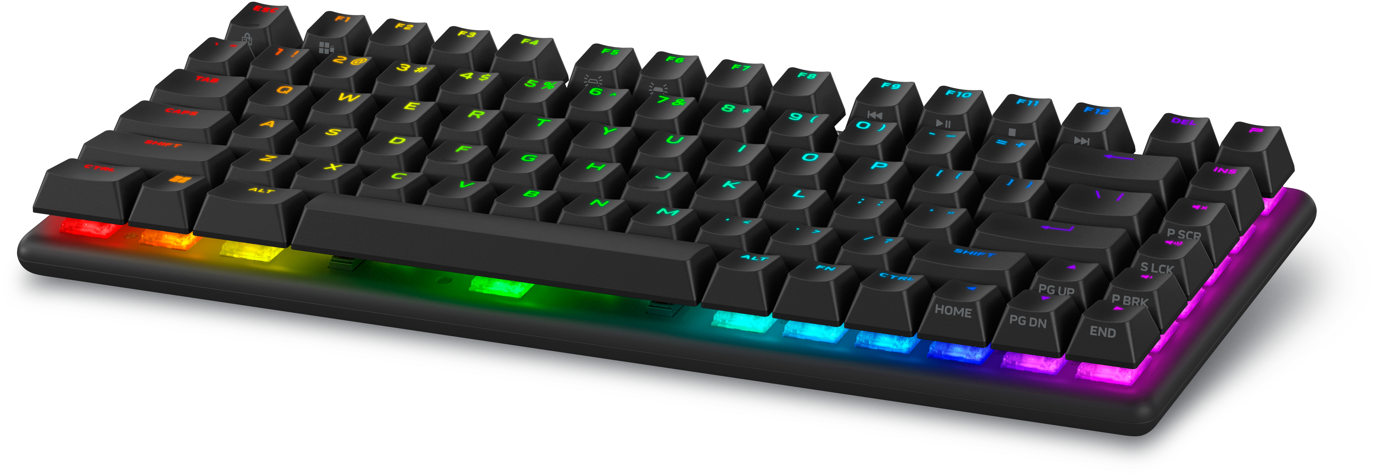 Dell Pro RGB Mech-Flat USB/2.4GHz BT5.1 QWERTY Black